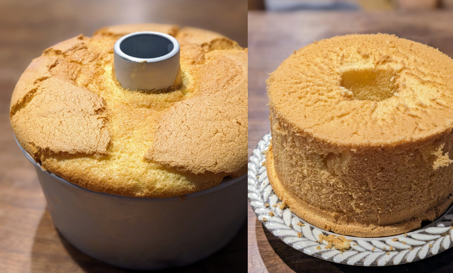 なかしましほさんのシフォンケーキ