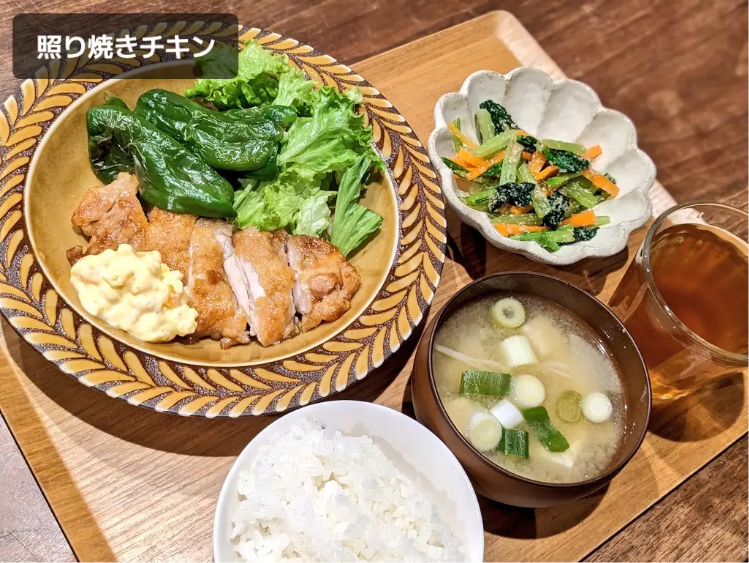 照り焼きチキン+タルタルソース