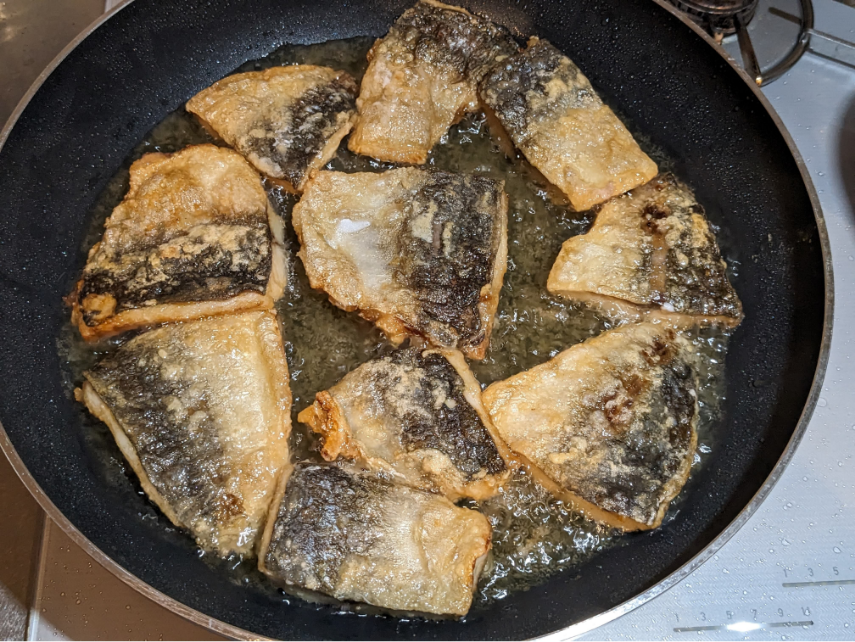 鯵の素揚げ