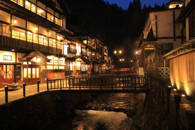 山形県尾花沢市・銀山温泉
