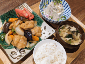 親も夏休みに・食費月8万円 4人家族の晩御飯