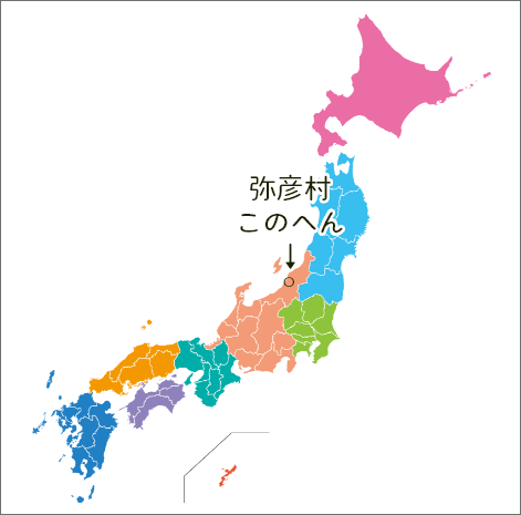 弥彦村の位置
